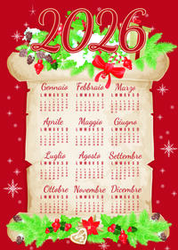 STROFINACCIO BENNY CALENDARIO 60X80 Tellini S.r.l. Ingrosso Abbigliamento